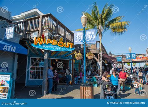 San Francisco`s Famous Pier 39 Editorial Stock Photo - Image of holiday ...