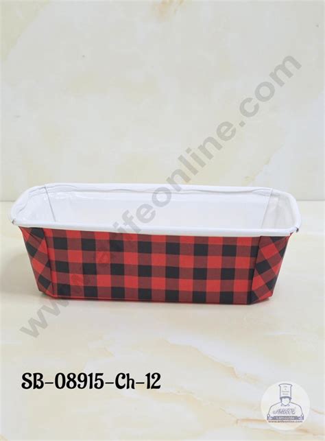 CAKE DECOR™ Bake & Serve Paper Baking Mould - Christmas Theme Plum Cake ...