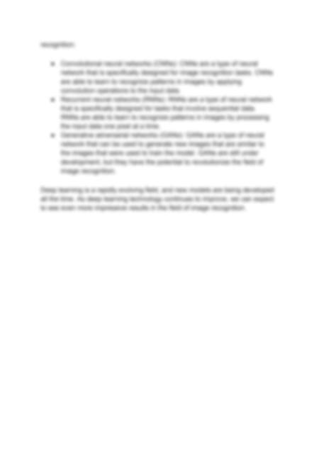 Image Recognition Deep Learning 的图像结果