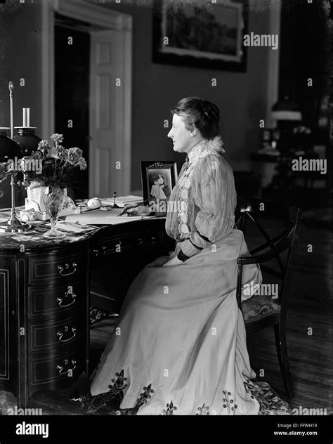 EDITH ROOSEVELT (1861-1948). /nEdith Kermit Carow Roosevelt, wife of ...
