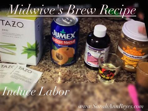 Midwives Brew Recipe Without Castor Oil - Banana-breads.com