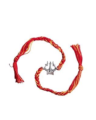 Shyle 925 Solid Sterling Silver Rakhi,Anvaya Shiva Trishul Moli Rakhi ...
