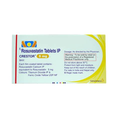 Crestor 5 MG Tablet (15): Uses, Side Effects, Price & Dosage | PharmEasy