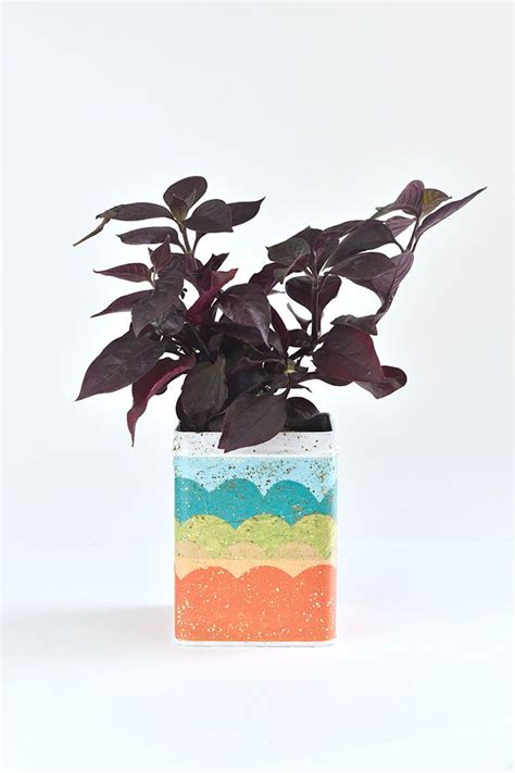 Mermaid Scales Mod Podge Plant Tin | Mod podge crafts, Mod podge, Diy ...