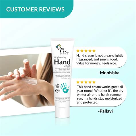 Brightening Hand Cream with Kojic Acid – Fixderma Skincare