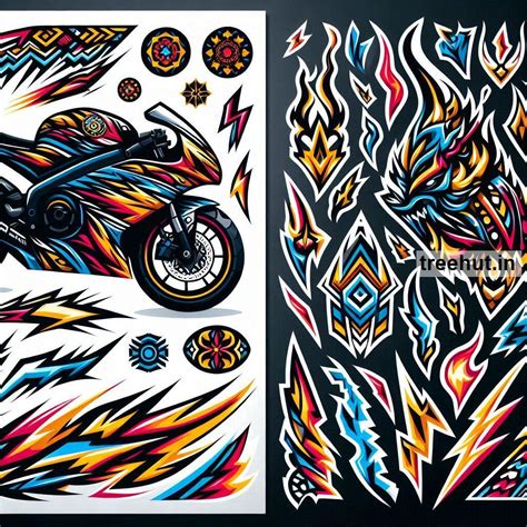 Printable Motor Cycle Stickers and 20 Craft Activities for Kids, Adults ...