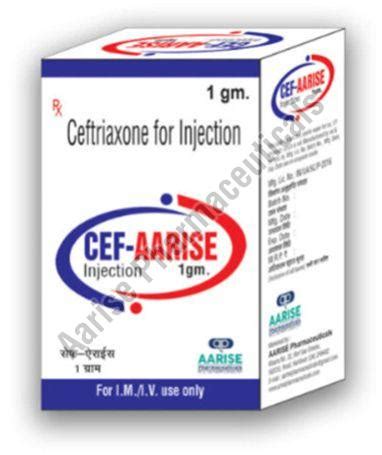 Ceftriaxone Injection Cef Aarise 1 Gm Manufacturer, Supplier from Haridwar