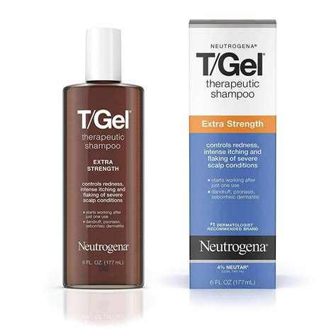 Shampoo T/Gel Terapéutico Extrafuerte Neutrogena Alquitrán de Hulla al ...