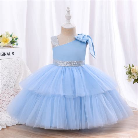Beautiful Multi Frill Party Dress Frock – First Little Smile