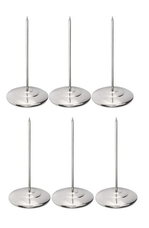 PAUL SONS Hospitality Stainless Steel Check Spindle Bill Fork, Receipt ...