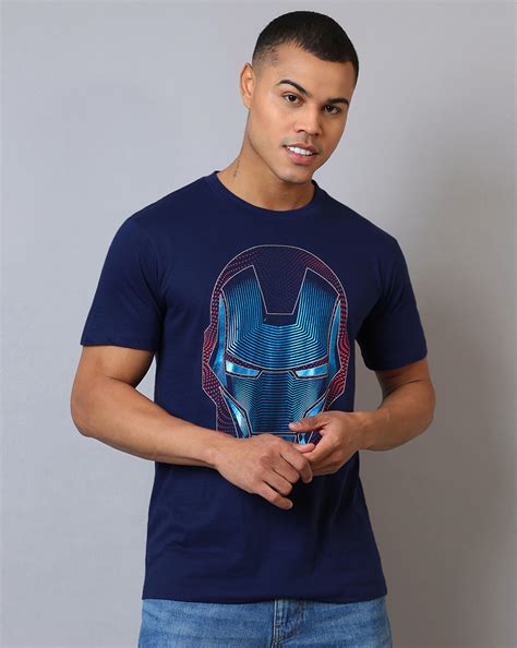 Iron Man Printed Regular Fit Tshirt For Men – Free Authority