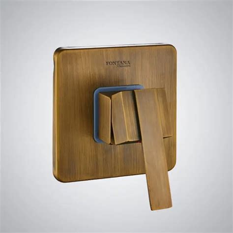 BIM objects - Free download! Fontana Square Wall Mounted Antique Brass ...
