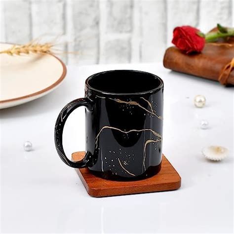 Buy The Earth Store Black Copper Pipe Ceramic Mugs to Gift to Best ...