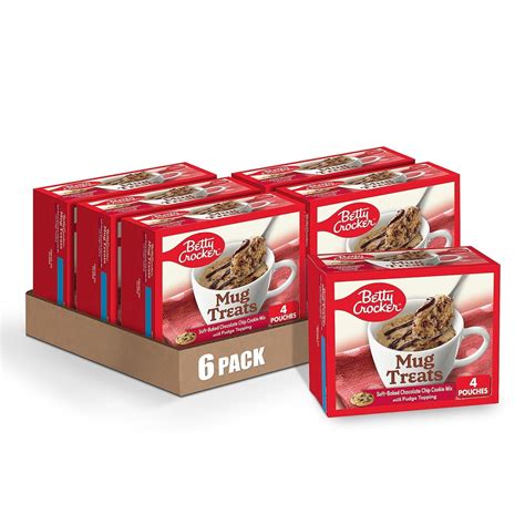Betty Crocker Mug Treats BDF32 Soft-Baked Chocolate Chip Cookie Mix ...