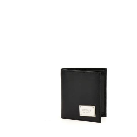 Buy Guess Milano Black Solid Bi-Fold Wallet Online