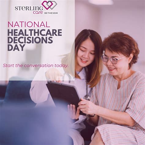 #nationalhealthcaredecisionsday | Sterling Care Bethesda