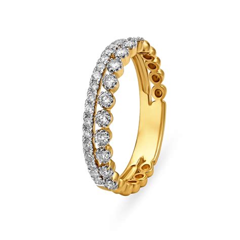 Tiara Inspired Diamond Finger Ring