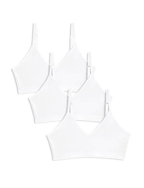 Buy 3pk Cotton with Stretch Crop Tops (6-16 Yrs) at Marks & Spencer