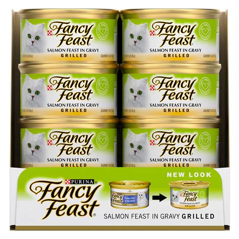Fancy Feast Wet Cat Food Grilled Salmon Feast | PetO