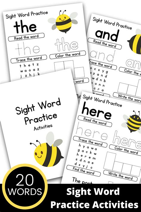 Sight Word Practice Activities - Extreme Couponing Mom