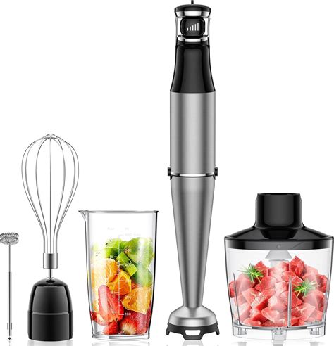 Amazon.com: KOIOS Immersion Hand Blender, 5-in-1 Hand Blender with ...