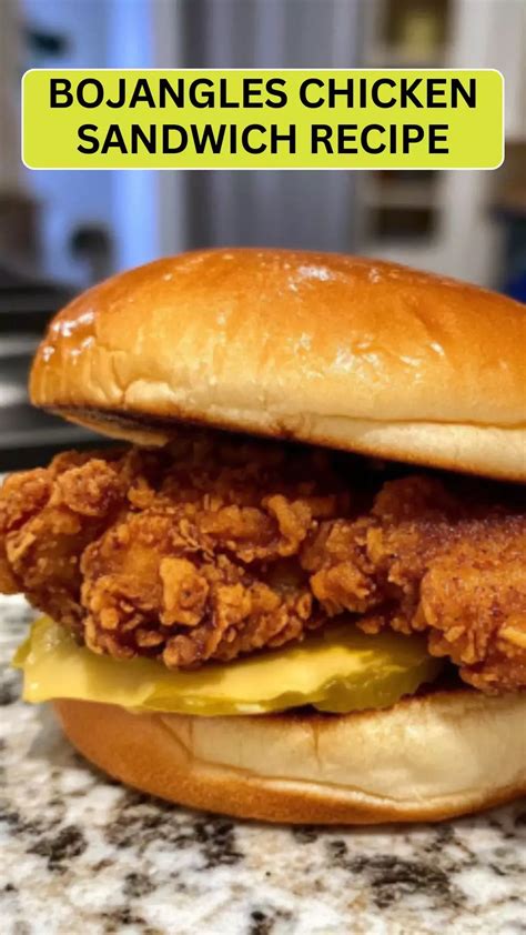 Bojangles Chicken Sandwich Recipe - Cravefuly | Recipe | Chicken ...