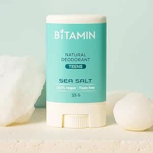 Buy Bitamin Natural Deodorant Underarm Roll On Cream For Kids & Teens ...