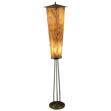 1950s French Lantern Style Floor Lamp at 1stDibs
