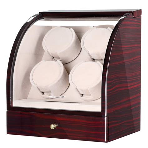 Buy CHIYODA Watch Winder for 4 Watches + 3 Storage Position, Quad ...