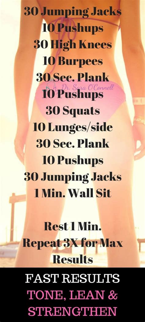 Workout Plan To Lose Weight And Tone At Home