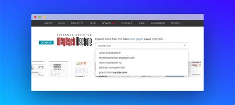 Image result for WayBackMachine Tutorial