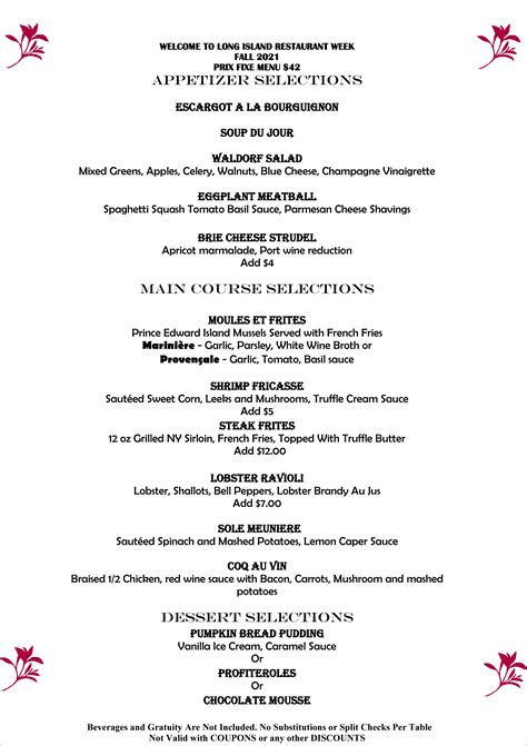 Sage Bistro Moderne - French Cuisine -Woodbury, NY