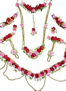 ShriSai Flower Jewelry Set for Haldi | Marriage | Baby Shower | Mehendi ...