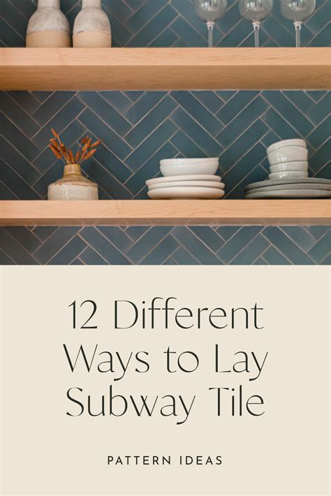 12 different subway tile patterns how to lay them – Artofit