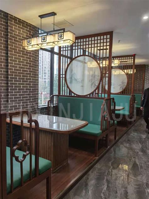 素湘阁素食餐厅230平米禅意走廊装修设计效果图_装信通网效果图
