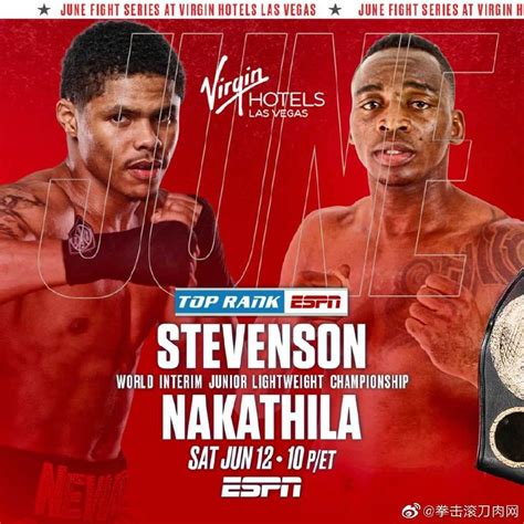 2021年6月13日ESPN拳击赛 史蒂文森Vs纳卡西拉 [CCTV视频] Stevenson vs. Nakathila