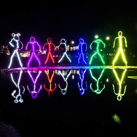 Glow In The Dark Stick Figure Costume Viral Video: Baby's Led Light