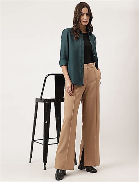 Buy Pure Linen Spread Collar Shirt at Marks & Spencer