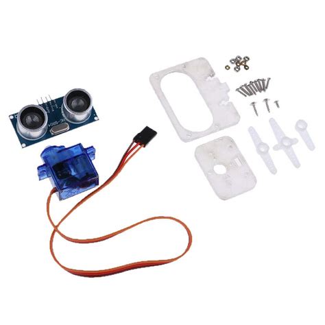 PRAV® Ultrasonic Distance Measuring Sensor Board with 9G Servo for ...