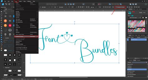 Affinity Designer Text Krummen 的图像结果