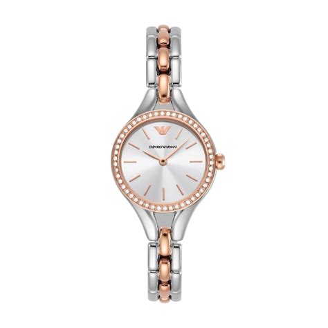 Buy Emporio Armani Women Two Tone Watch AR11551 Online - 990509 | The ...