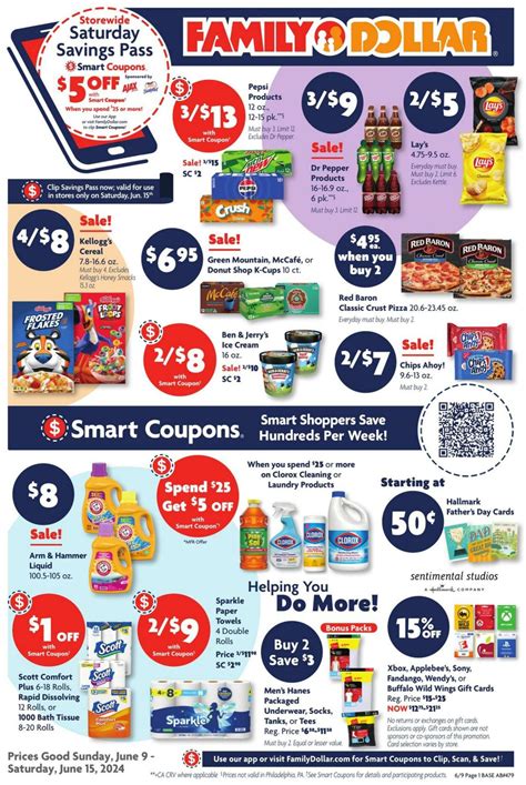 Family Dollar Ad Circular - 06/09 - 06/15/2024 | Rabato