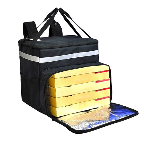 Food Delivery Backpack, Insulated Thermal Pizza Bag for Uber Eats ...
