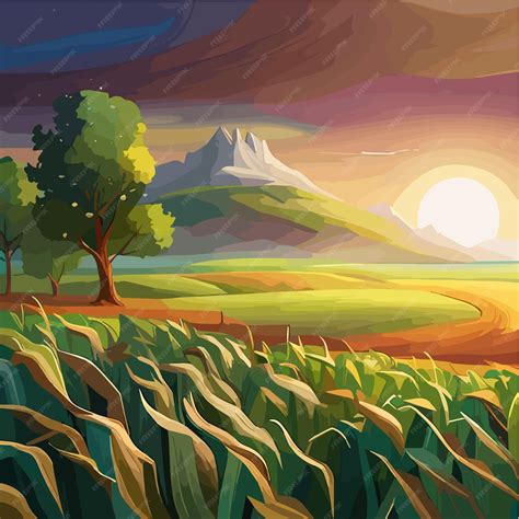 Corn Field Vector 的图像结果