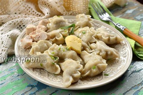 Вареники с картошкой и курицей рецепт с фото на Webspoon.ru