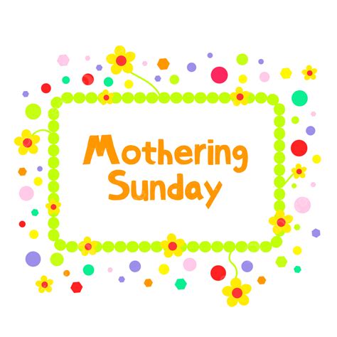 Sunday Vector PNG Images, Mothering Sunday, Mothering Sunday Clipart ...