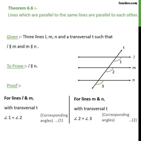 Image result for Three Parallel Lines Theorem