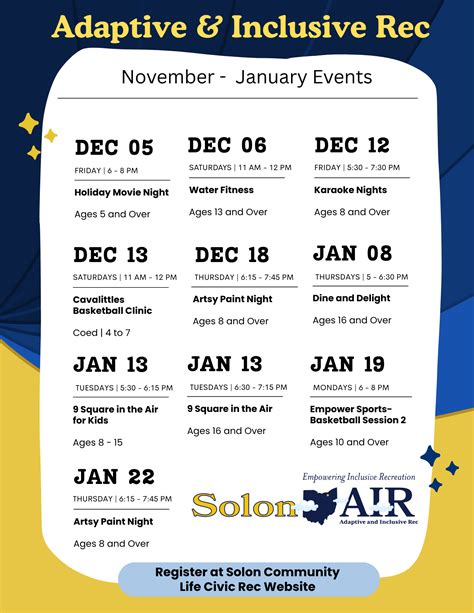 Adaptive and Inclusive Recreation | Solon, OH - Official Website