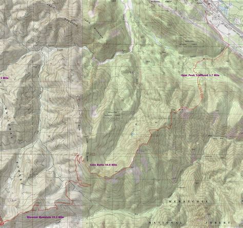 Course Maps | Race Info for Cascade Crest 100 — Cascade Crest 100