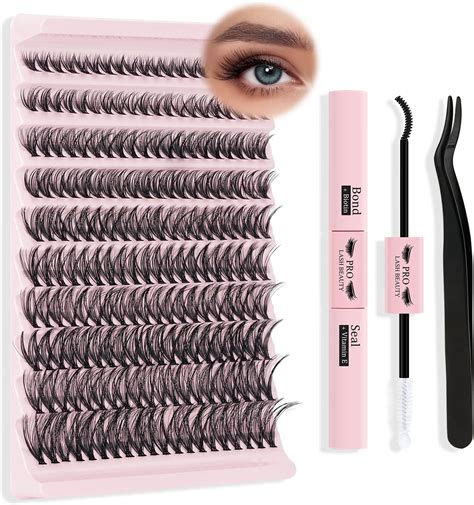 PRO DIY Lash Extension Kit Eyelash Extension Kit with 200 Pcs Lash ...